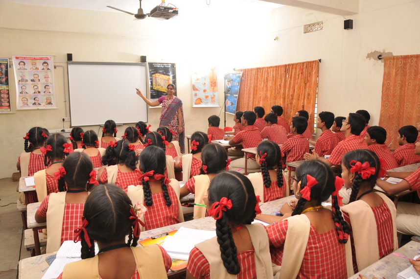 Digital classroom at Sri Prakash