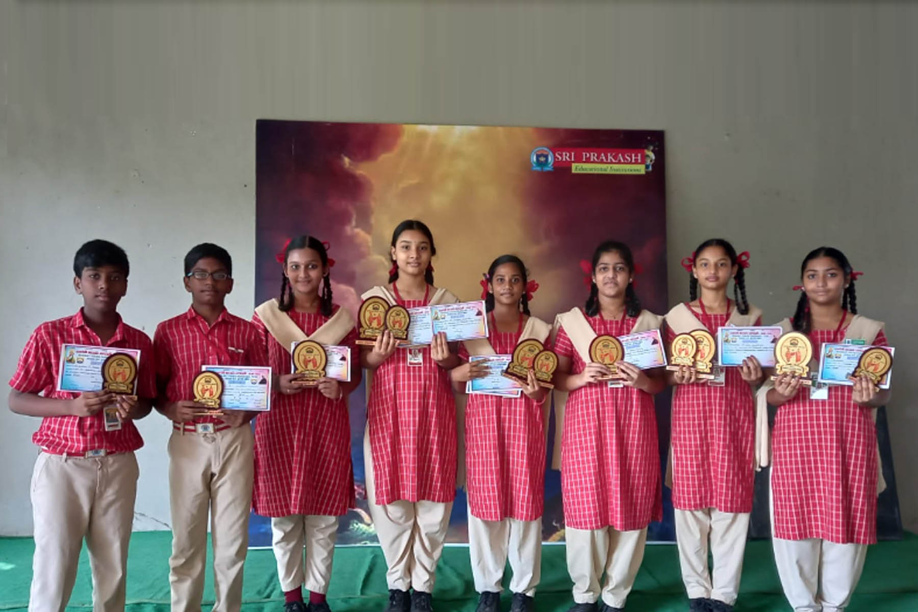 Achievers of Bharat Vikas Parishad competitions