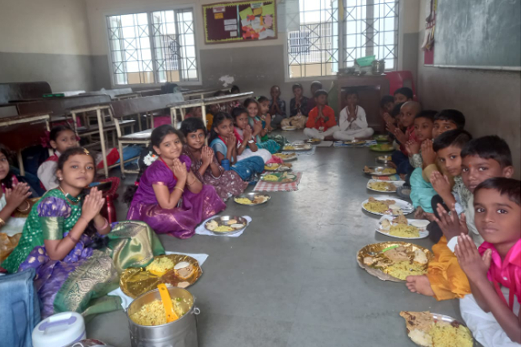 Food Sharing @ SPVN Primary, with a theme  -Right Food @Right Time.