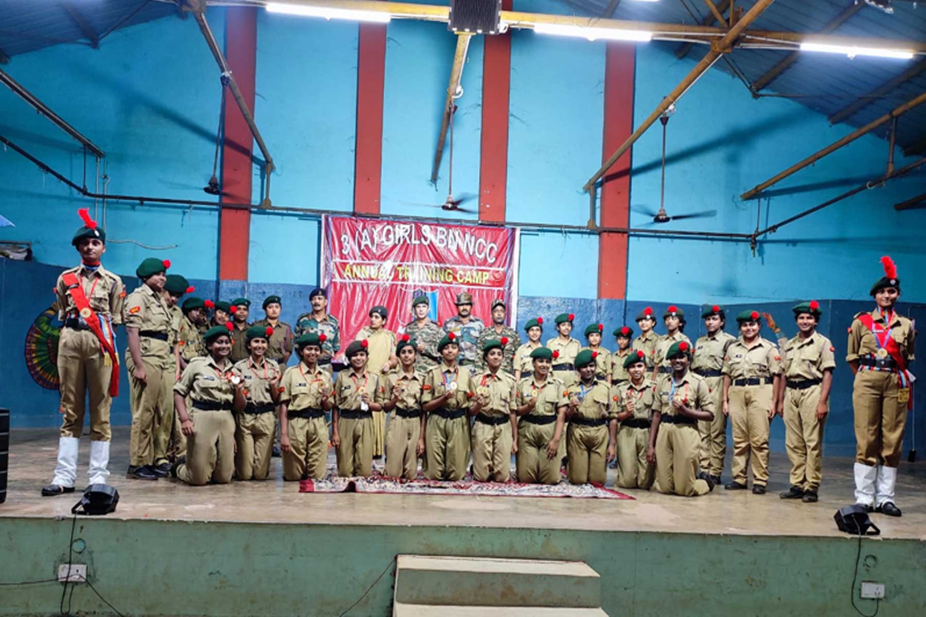 Students excel in the NCC Annual Training camp 2024