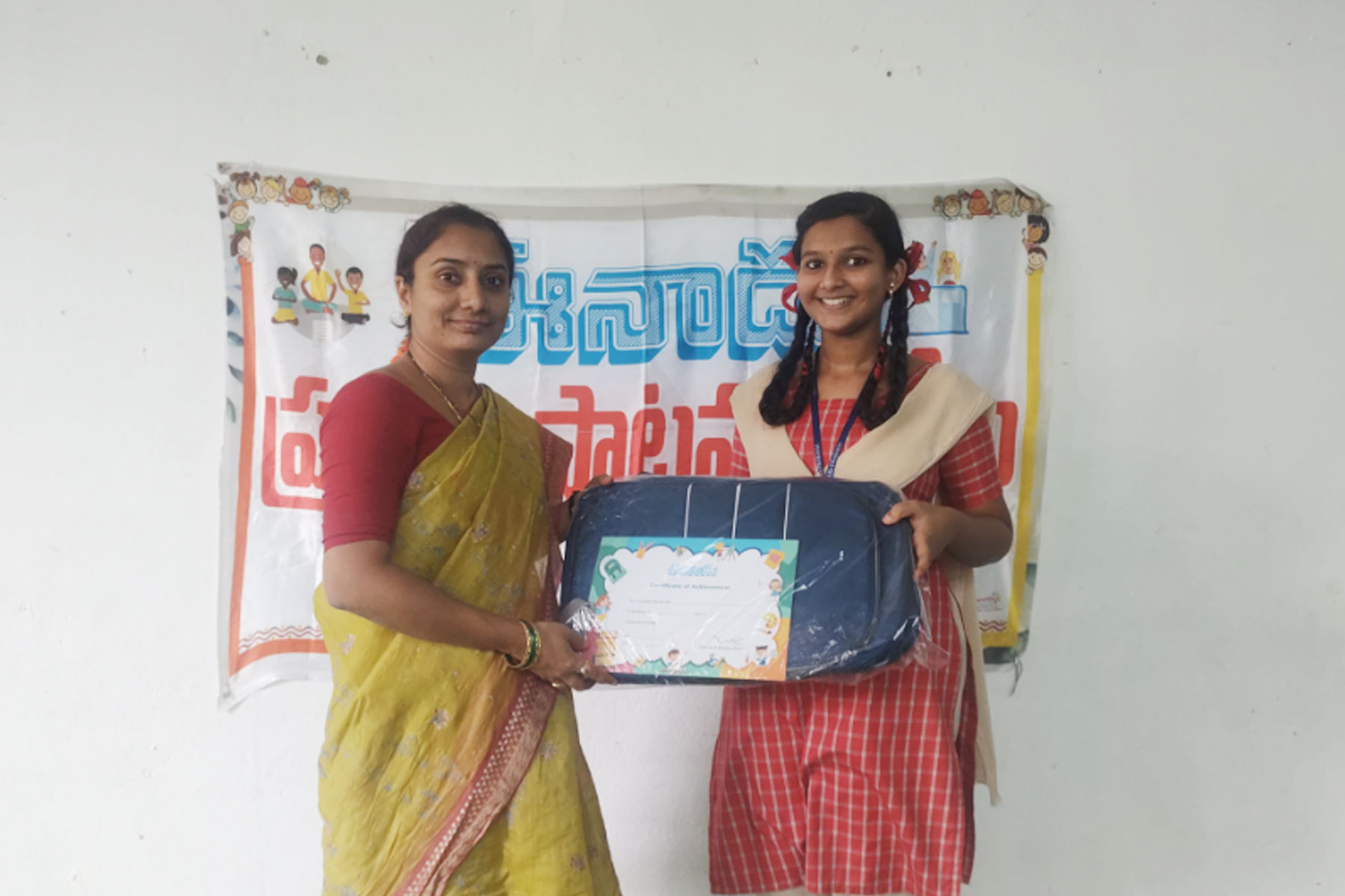 Prakashites Excel in Eenadu Drawing Competition:-
