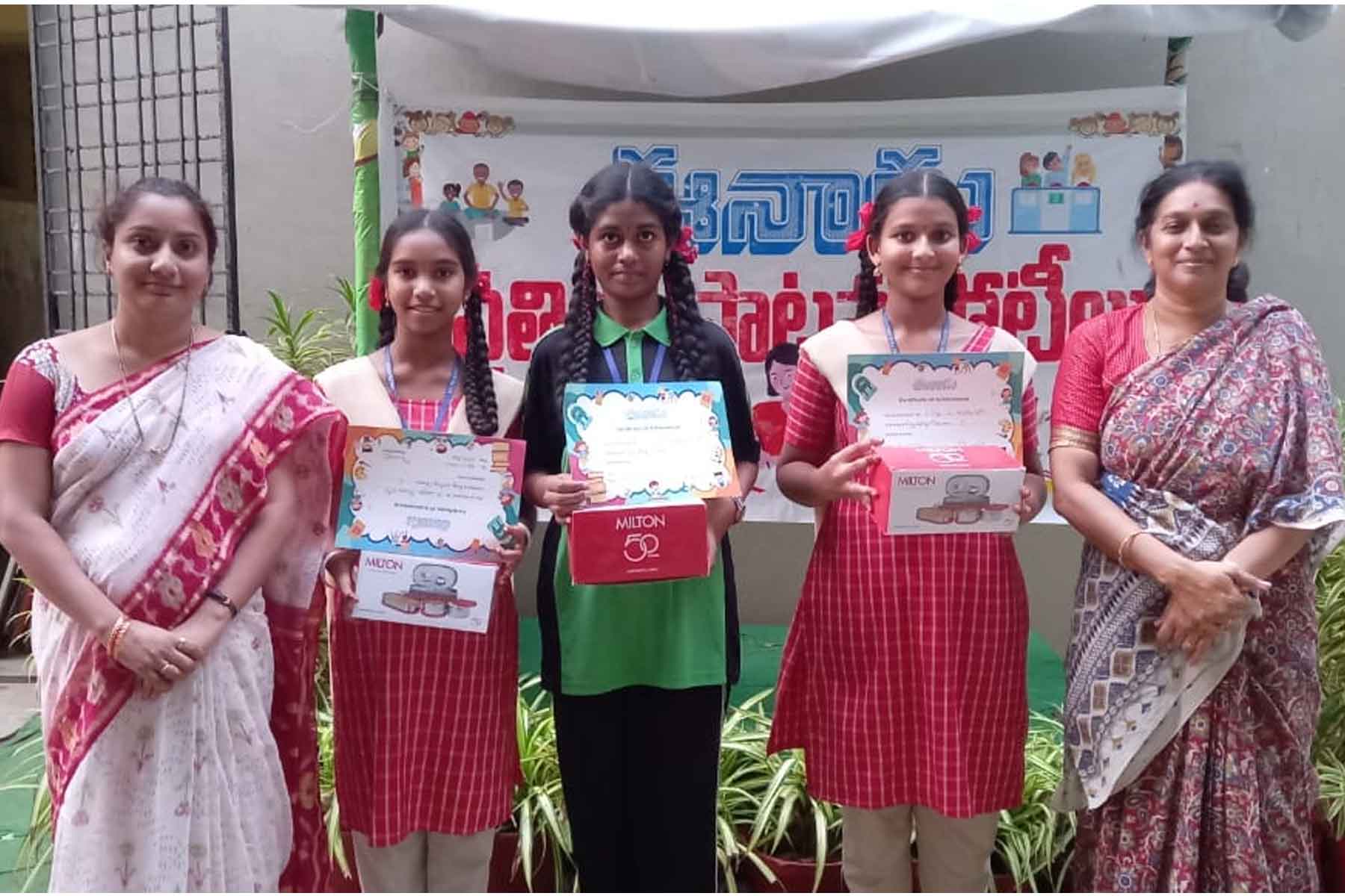 Prakashites Excel in Eenadu Essay Writing Competition
