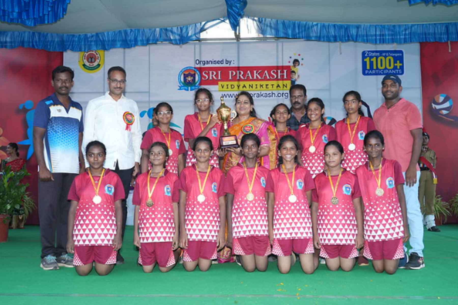 Sri Prakash Schools Shine at CBSE Cluster-7 Kabaddi girls Competitions