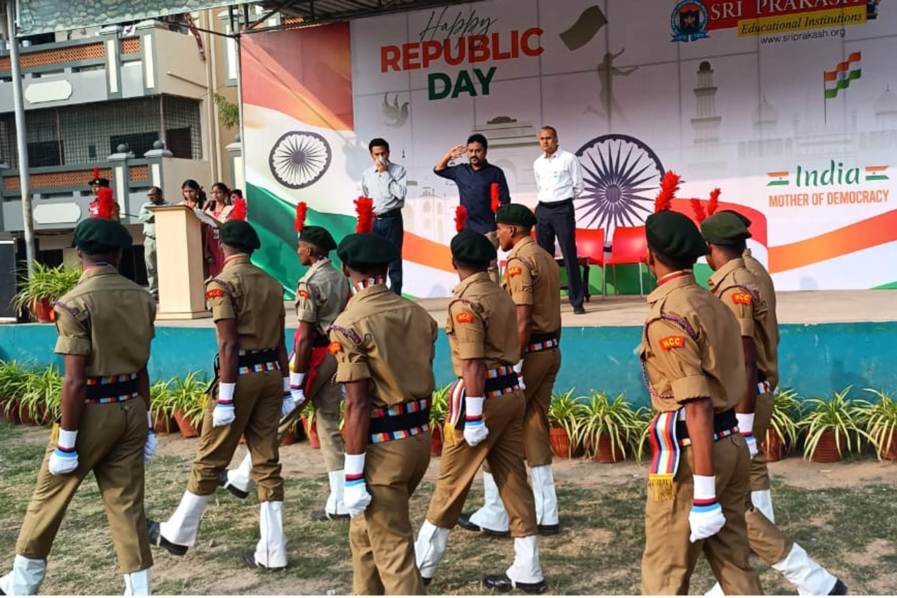 GRAND REPUBLIC DAY CELEBRATIONS FILL THE HEARTS WITH PATRIOTISM @ SRI PRAKASH