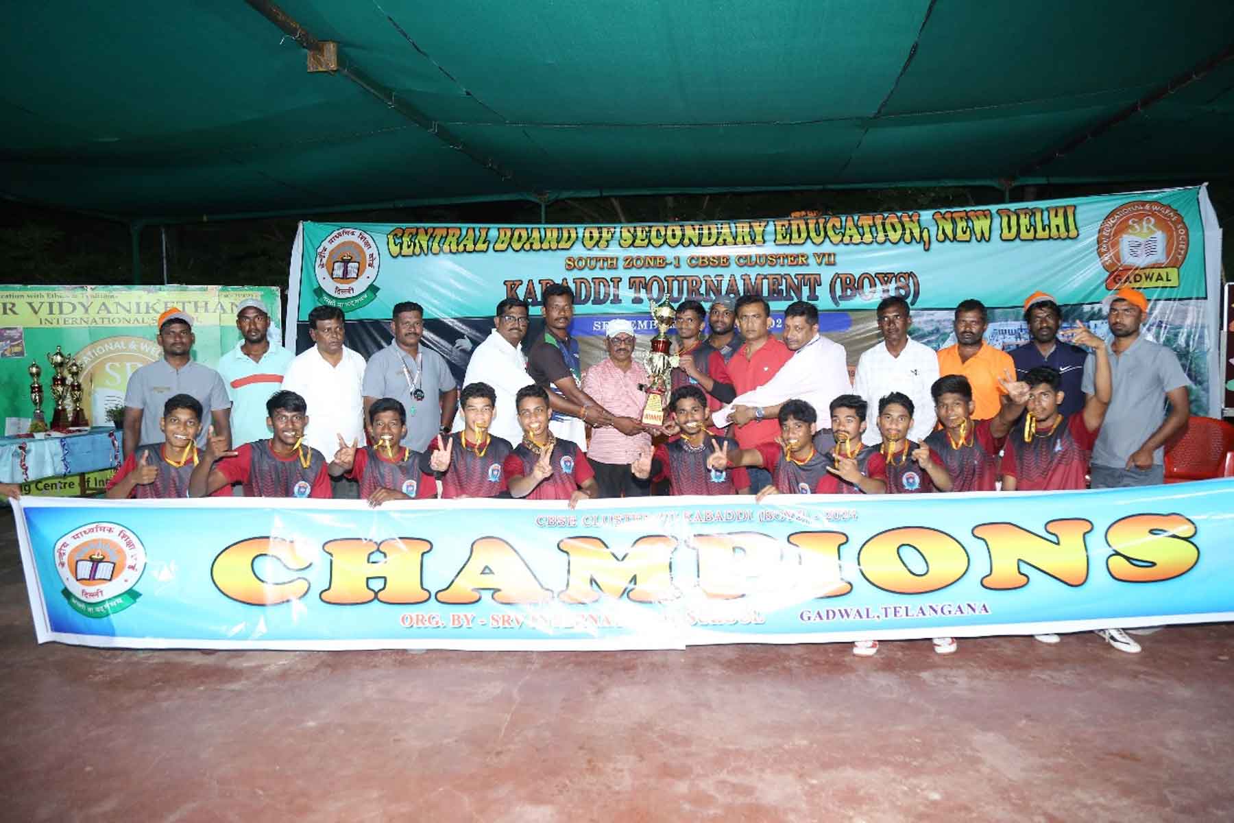 Sri Prakash Schools Shine at CBSE Cluster-7 Kabaddi Competitions