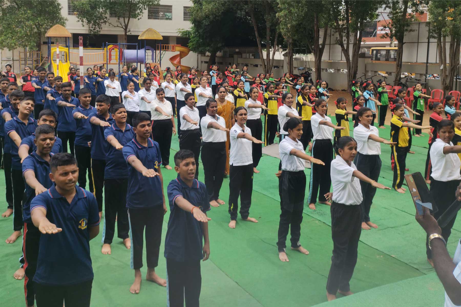ANTARASHTRIYA YOGA DIVAS @ Sri Prakash , Tuni.