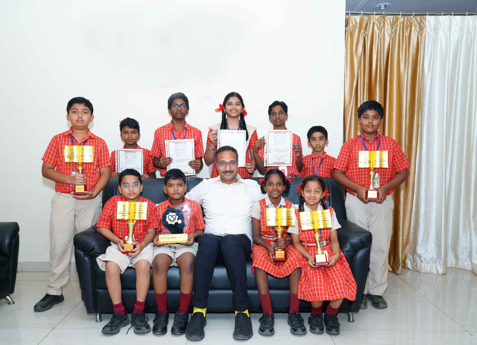 Prakashites Excel in 32nd CV Raman State Olympiad Test