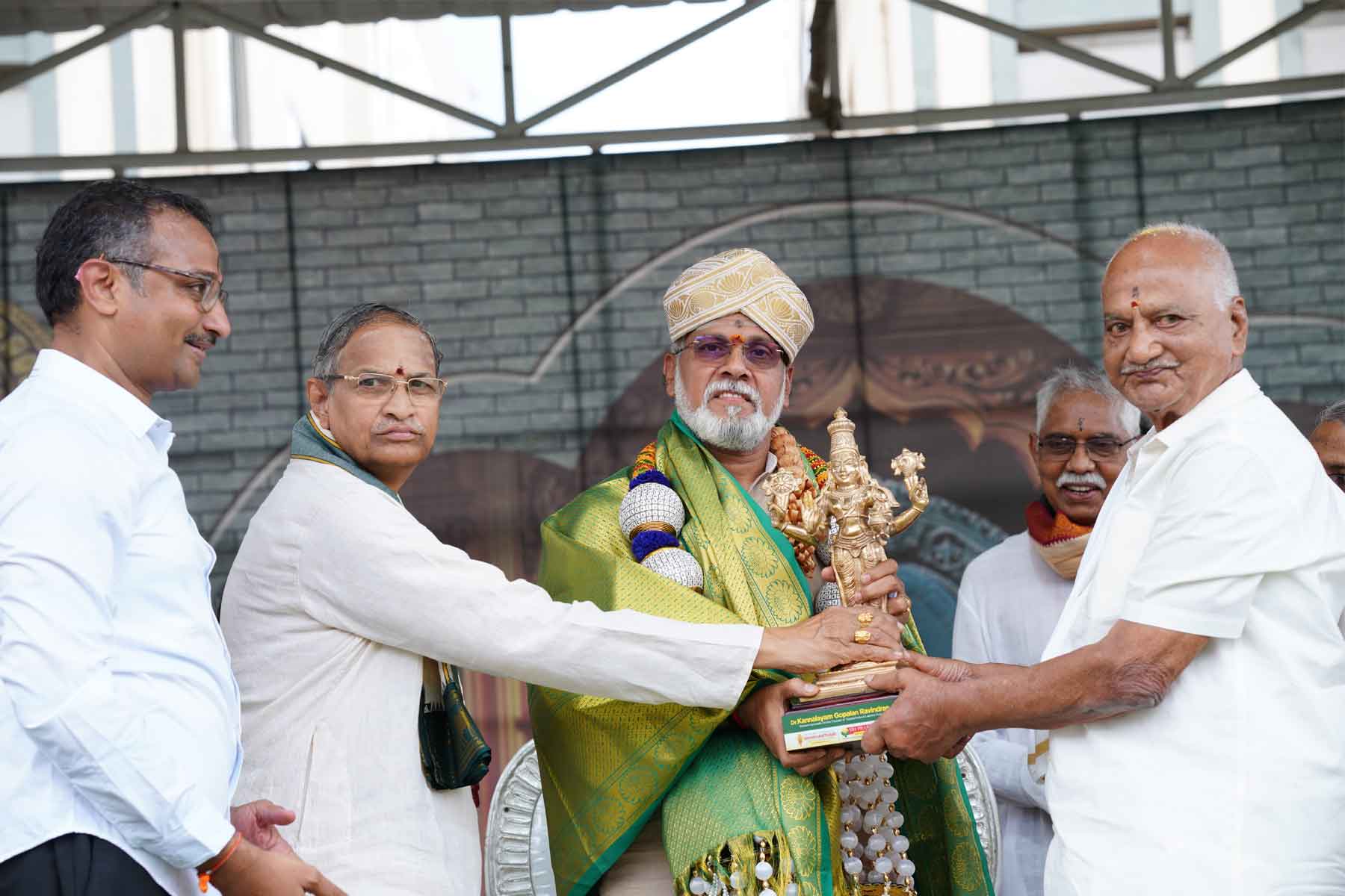 Grand Celebration of Dhanvantari Jayanti﻿ at Sri Prakash Ayurvedic Hospital Distinguished Felicitation and Spiritual Homam Mark the Occasion