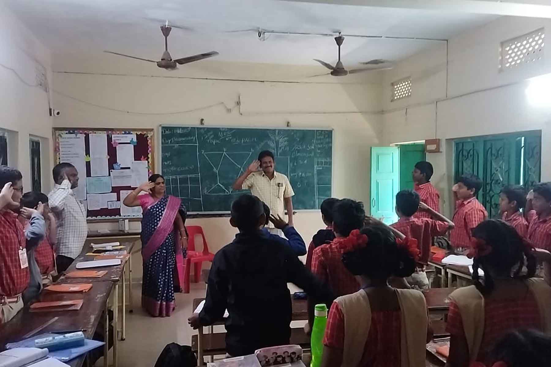 Sri P. Naganna Dora at Grade VI – Einstein