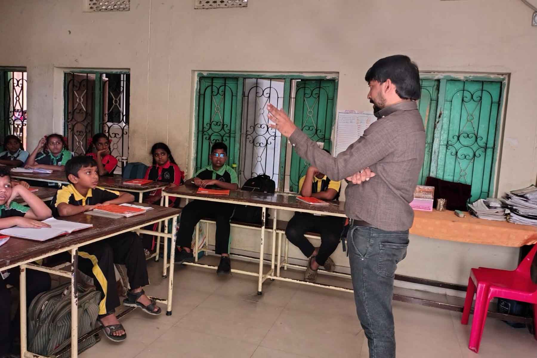 Sri P. Rama Sathish, a Naval officer inspires