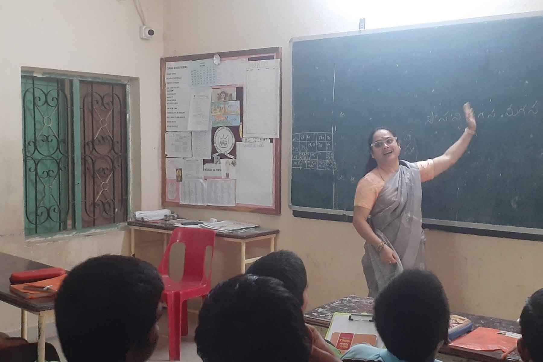 Smt. Parimala’s  musical notes resonates with young hearts.