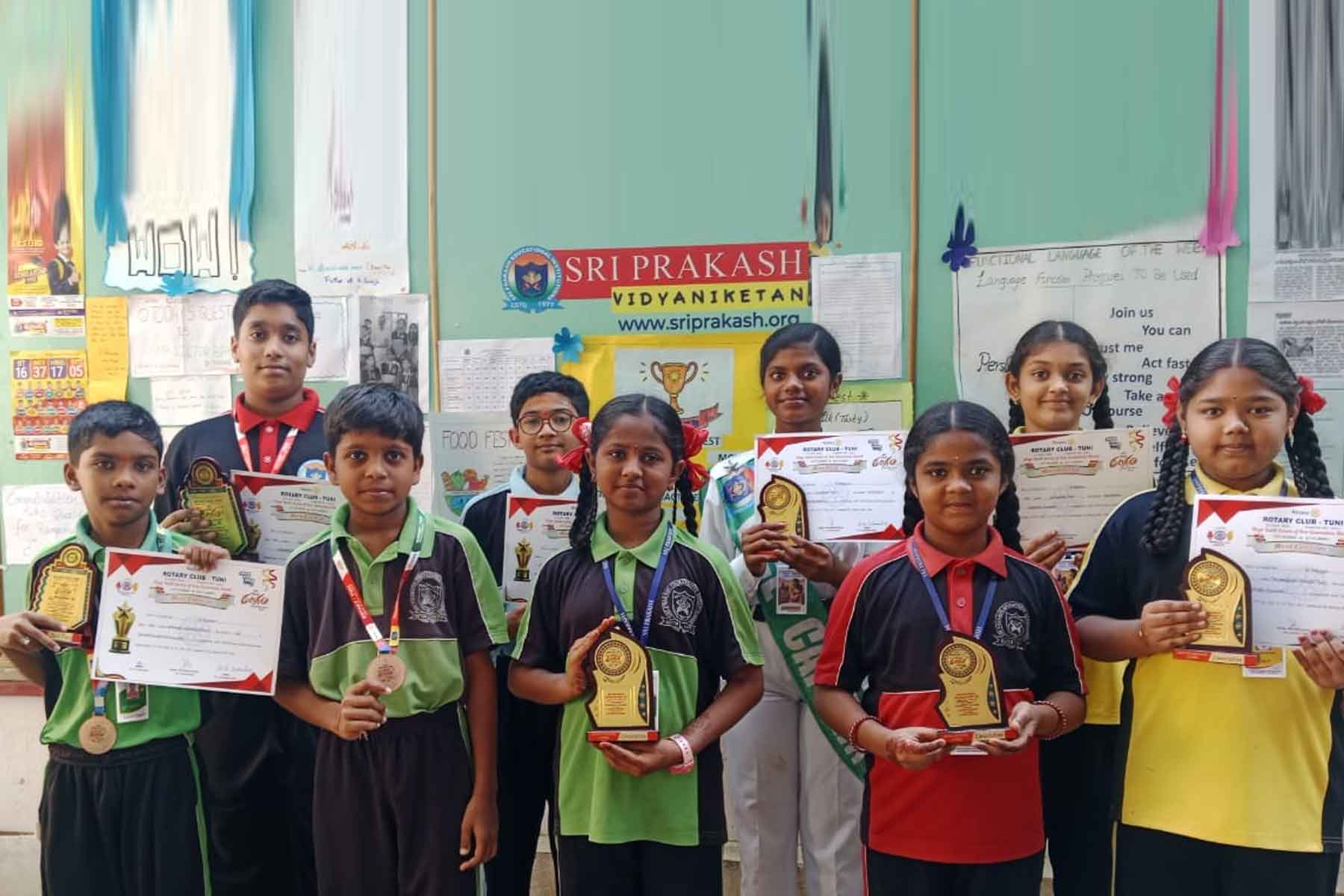 Sri Prakash students sparkle at the Rotary Challenge Arena